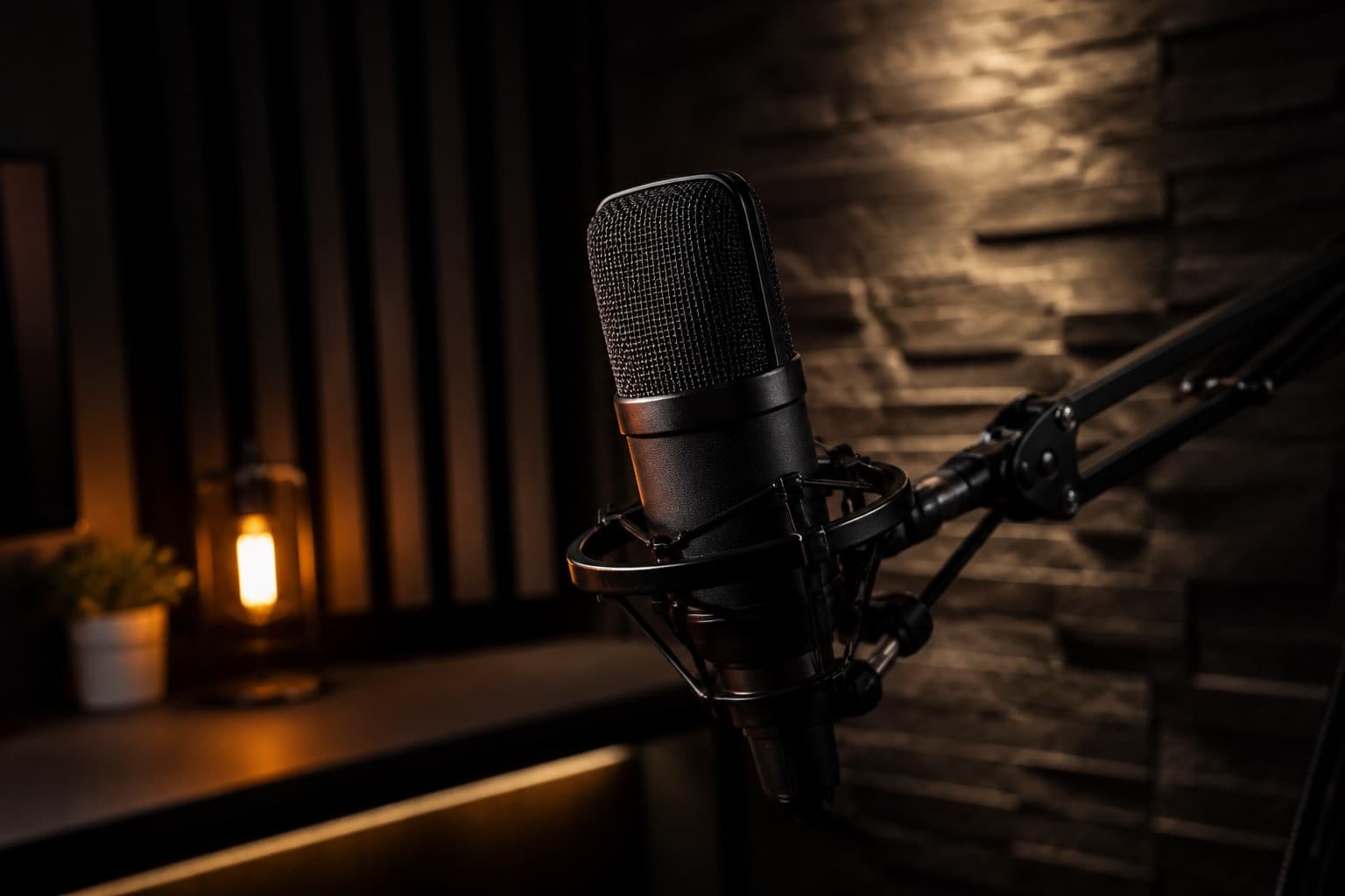 Audio Studio voiceover recording setup